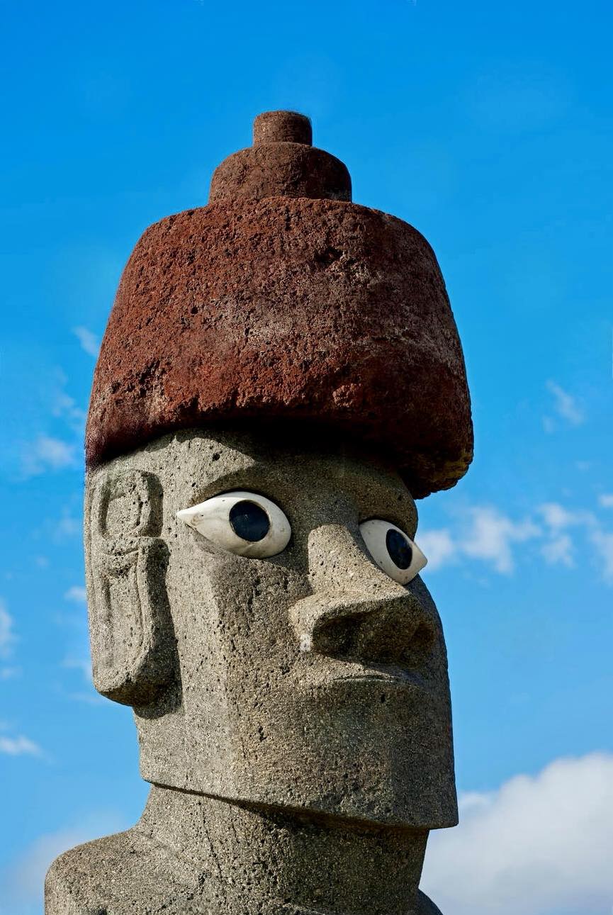 Moai skulpturen "Almy"